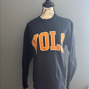 VOLS Women's Crewneck Sweater - Navy and Orange